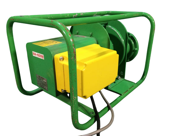 ☆中古品☆TTK トーヨーコーケン 100V ベビーマイティ MA-650M リモコン＋フック付 荷重150kg 小型 電動ウインチ 電動ウィンチ136822 - 5