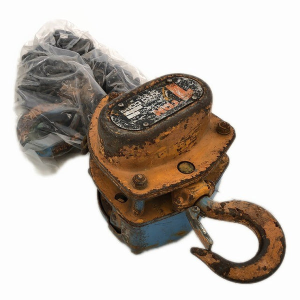 ☆中古品2個セット☆KITO キトー チェーンブロック M3形 CB010 荷重1.0ton/1ton 揚程2.5m 手動式 チェンブロック 吊り具 荷揚げ機132086 - 3