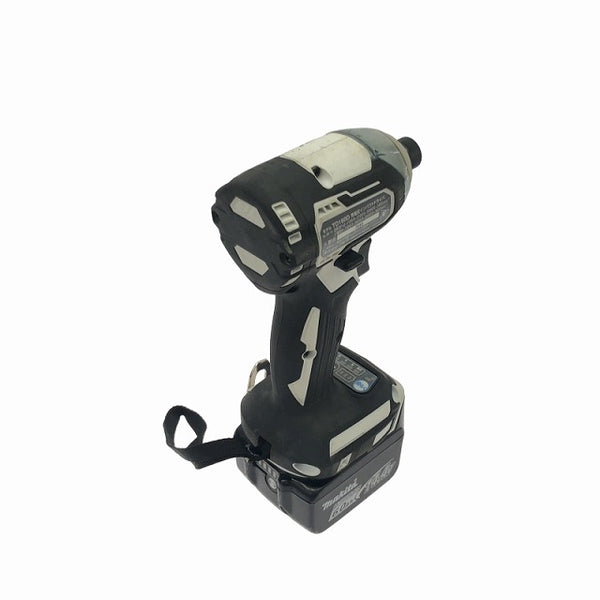 ☆比較的綺麗☆makita マキタ 14.4V 充電式インパクトドライバー TD160D 白/ホワイト バッテリー1個(14.4V 6.0Ah)充電器 ケース付 - 7