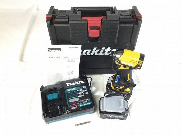 ☆未使用品 限定色☆makita マキタ 40Vmax 充電式インパクトドライバー TD002GDXFY 黄色/フレッシュイエロー フルセット134865 - 3