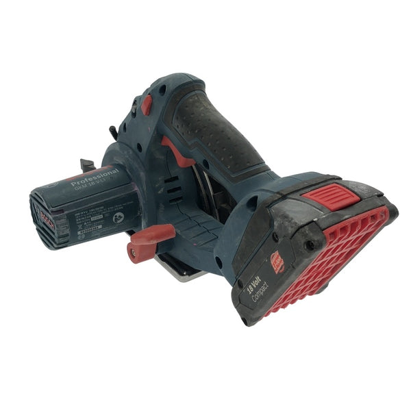 ☆中古品☆BOSCH ボッシュ 18V 充電式チップソーカッター GKM18V-LI バッテリ2個(2.6Ah 1.3Ah) 充電器付 チップソー切断機118645 - 3