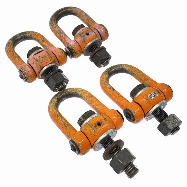 ☆中古品4個セット☆NANIWA 浪速鉄工 マルチアイボルト NC24 WLL/3.6T 荷重3.6ton 吊りボルト 吊り具 玉掛け131164 - 3