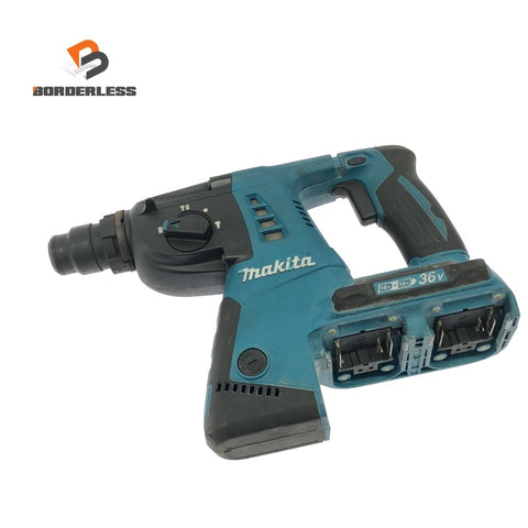 ☆中古品☆makita マキタ 18V+18V 36V 26mm 充電式ハンマドリル HR263D 本体のみ 電動工具 穴あけ 破砕 粉砕 ハンマードリル118106
