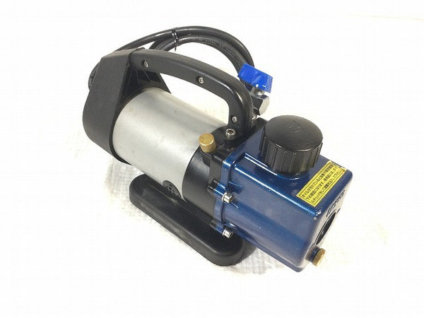 ☆中古品☆TASCO タスコ オイル逆流防止弁付 ウルトラミニツーステージ真空ポンプ TA150SB-2 ケース付 コード式 エアコン取付130141 - 6