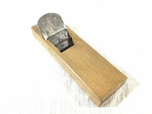 ☆中古品☆千代鶴運壽 鉋 寸八 身幅70mm 田中昭吾作 千代鶴運寿 平鉋 平かんな 平カンナ 大工道具 木材加工 切削 手工具 壽131762 - 3