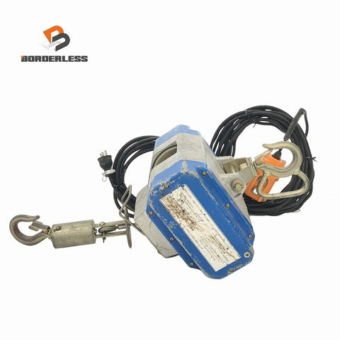 ☆中古品☆ 富士製作所 電動ウインチ シルバーホイスト VX-120S 120kg ワイヤーウインチ 荷揚げ ウィンチ119217