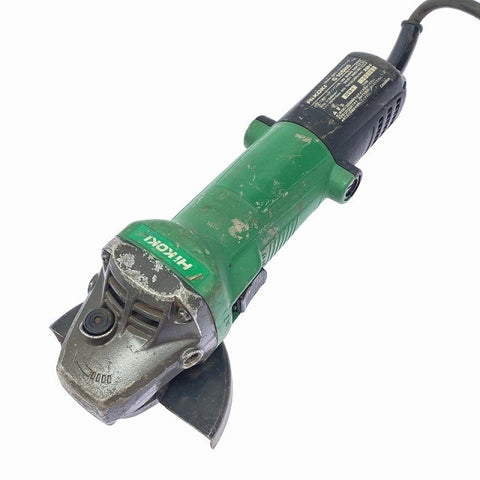 ☆中古品2点セット☆HiKOKI ハイコーキ 100V 100mm 電気ディスクグラインダー G10SH6 研磨 研削 切削 切断 電動工具124184 - 0