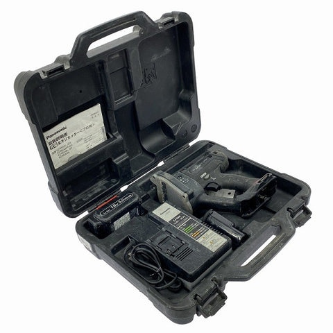 ☆中古品☆Panasonic パナソニック 14.4V/18V 充電全ネジカッター EZ45A8 バッテリー1個(18V 5.0Ah) 充電器 ケース付130517 - 0