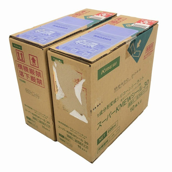 ☆未使用品20本セット☆Kmew 1成分変形シリコーンシーラント スーパーKMEWシール 30 1箱/10本×2 合計20本セット プライマー付 - 3