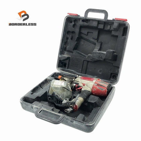 ☆中古品☆MAX マックス 常圧 65mm コイルネイラ CN-565CG ケース付 釘打機 釘打ち機 エアー釘打ち機 ロール釘打ち116696