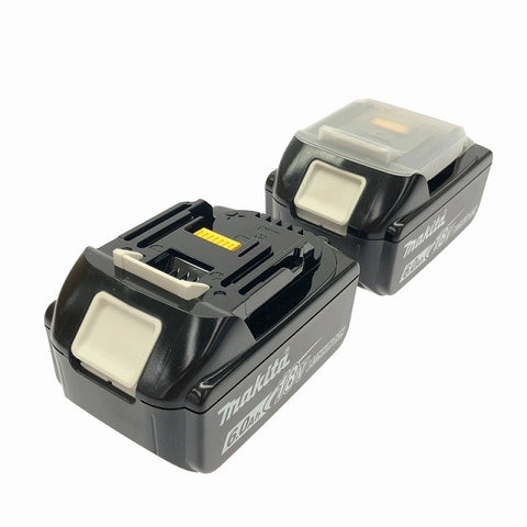 ☆未使用箱なし2個セット☆makita マキタ 18V 6.0Ah 純正 リチウムイオンバッテリー BL1860B 残量表示付 リチウムイオン電池129486 - 0