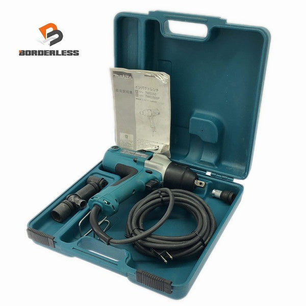 ☆美品☆makita マキタ 100V インパクトレンチ TW0250 250N･m 角ドライブ12.7mm コード式 締め付け 電動工具133893 - 1