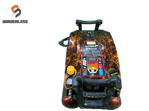 ☆比較的綺麗☆MAX マックス 一般庄/常圧 エアコンプレッサー AK-L1270E2P 100V 11L 塗装対応 塗装用 吹付 エアーコンプレッサー125201