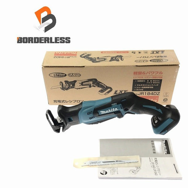 ☆未使用品☆ makita マキタ 18V 充電式レシプロソー JR184DZ 青/ブルー 本体のみ 電動工具 切断 木工129401 - 1