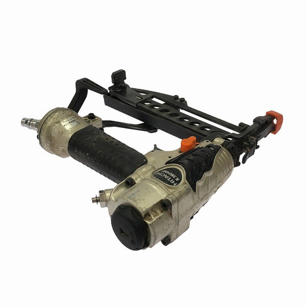 ☆中古品☆HITACHI 日立工機 常圧 38mm フロア用タッカー N3804MF ゴーグル ケース付 フロアタッカー エアータッカ129763 - 6
