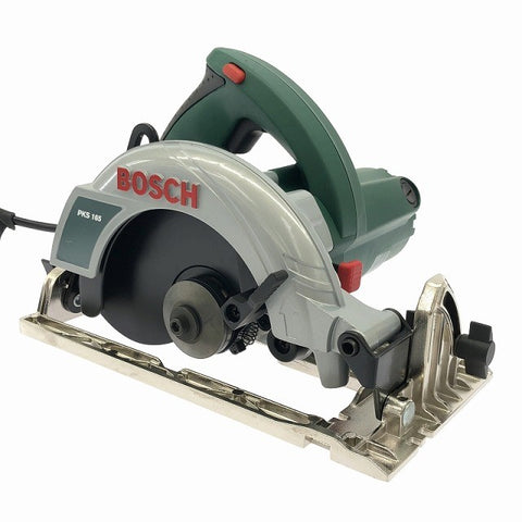 ☆中古美品☆BOSCH ボッシュ 100V 165mm ブレーキ付丸のこ PKS165 本体のみ 切断 内装 大工 マルノコ/丸のこ/丸鋸114679 - 0
