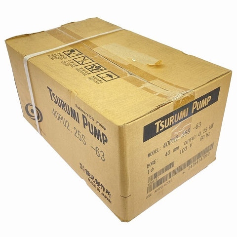 ☆未使用品☆TSURUMI 鶴見 TSURUMI PUMP 100V 60Hz 水中ポンプ 40PUA2.25S-63 電動工具 ツルミ124400 - 0