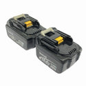 ☆中古品セット☆makita マキタ 14.4V 3.0Ah/18V 4.0Ah 純正リチウムイオンバッテリー BL1430+BL1840 LITHIUM-ION 雪/飛行機 116104 - 5
