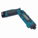 ☆極美品☆ makita マキタ 7.2V 充電式ペンドライバドリル DF012DSHX 青/ブルー バッテリー2個(1.5Ah)充電器+パーツ+ケース - 5