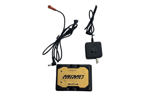 ☆中古品セット☆ BURTLE バートル バッテリ ファン AC09-24V AC08-1/08-2 空調ファン セット AIRCRAFT エアークラフト132411 - 2
