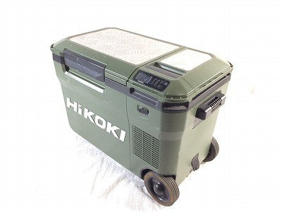 ☆中古品☆HiKOKI ハイコーキ 18V コードレス冷温庫 UL18DB フォレストグリーン ACアダプタ シガーソケット付 ※コメント必読 - 0