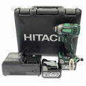 ☆比較的綺麗☆HITACHI 日立 14.4V コードレスインパクトドライバー WH14DDL2(2LYPK)(L) 緑 バッテリ2個(6.0Ah) 充電器 ケース付130684 - 3