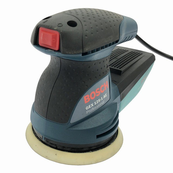 ☆中古比較的綺麗☆BOSCH ボッシュ 100V 吸じんランダムアクションサンダー GEX125-1AE コード式 オービットサンダー 研磨機131387 - 2