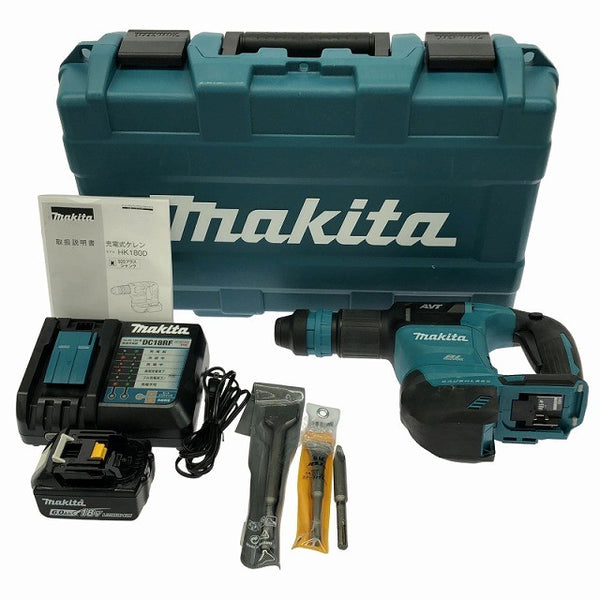 ☆比較的綺麗☆makita マキタ 充電式ケレン HK180D バッテリ1 BL1860B 充電器 DC18RF ケース付属 バッテリ使用回数4回134359 - 3