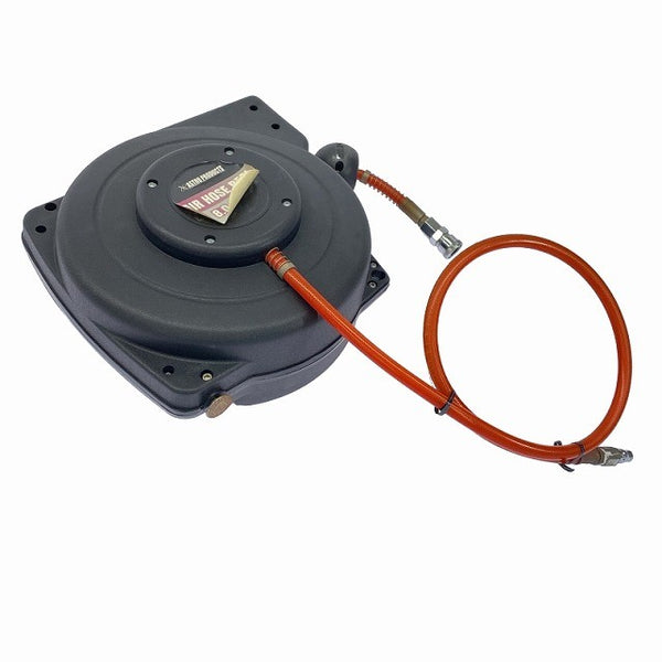 ☆中古品☆ASTRO PRODUCTS アストロプロダクツ 常圧/一般圧 エアホースリール AP040969 8.0×10m エアホースドラム - 3