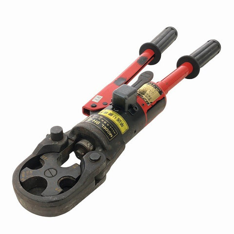 ☆中古品☆ IZUMI 泉精器 手動油圧式圧着工具 9H-2 本体+ダイス4個+ケース 圧縮 イズミ133359 - 0