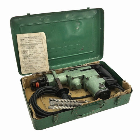 ☆中古品☆HITACHI 日立工機 38mm ハンマドリル DH38SA シャンク ケース付き136665 - 0