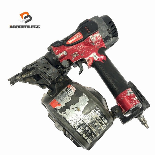 ☆中古品☆makita マキタ 65mm 高圧 エア釘打機 AN610H エア釘打ち機 ロール釘打機 ロール釘打ち機 コイルネイラ123189 - 1