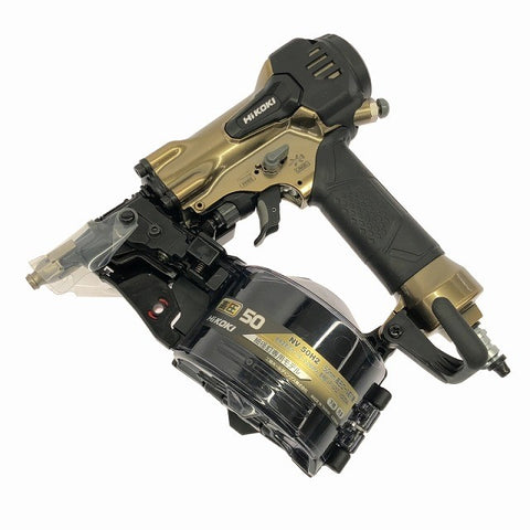 ☆未使用品☆HiKOKI ハイコーキ 50mm 高圧 ロール釘打機 NV50H2(S) エア釘打機 エア釘打ち機 コイルネイラー ロール釘打ち機124864 - 0