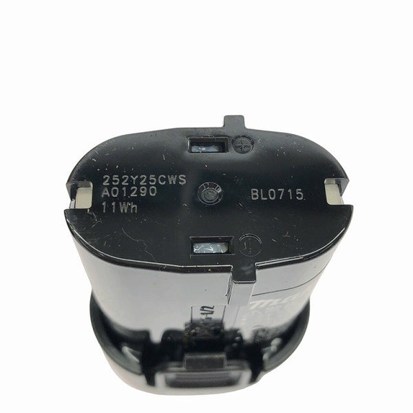 ☆未使用品2個セット☆ makita マキタ 7.2V 1.5 純正リチウムイオンバッテリー BL0715 LITHIUM-ION 雪/飛行機マーク137140 - 7