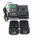 ☆中古品☆HIKOKI ハイコーキ 36V コードレスインパクトドライバ WH36DC 限定色(黒+金) バッテリ2個 充電器付 締付け 電動工具134227 - 9