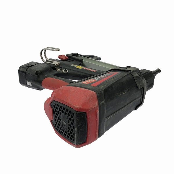 ☆中古品☆MAX マックス ガスネイラ GS-738C2 バッテリ2個(6V1.5Ah) 充電器 ケース付 充電式 ガス式鋲打ち機 ガスピンネイラ128608 - 6