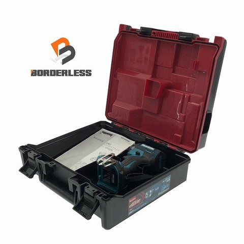 ☆極美品☆makita マキタ 40Vmax 充電式インパクトドライバー TD002G 青/ブルー 本体＋ケース付 コードレス バッテリー式