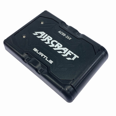 ☆極美品 ☆BURTLE バートル 24V エアークラフト リチウムイオンバッテリー AC09 黒/ブラック 本体+充電器 空調作業服 暑さ 2025 - 0