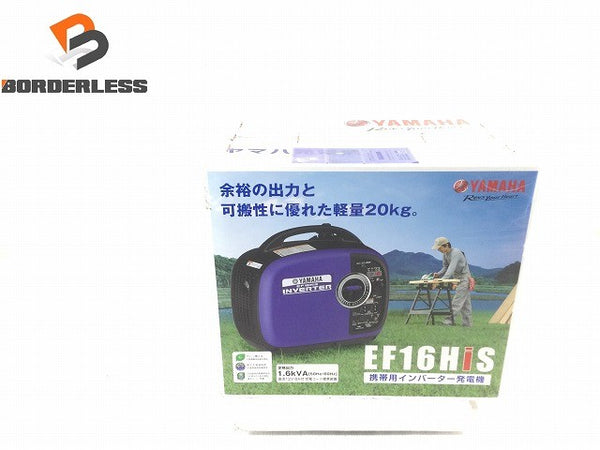 ☆未使用品☆YAMAHA ヤマハ 1.6KVA 防音型 インバータ エンジン発電機 EF16HiS 燃料タンク4.2L - 1