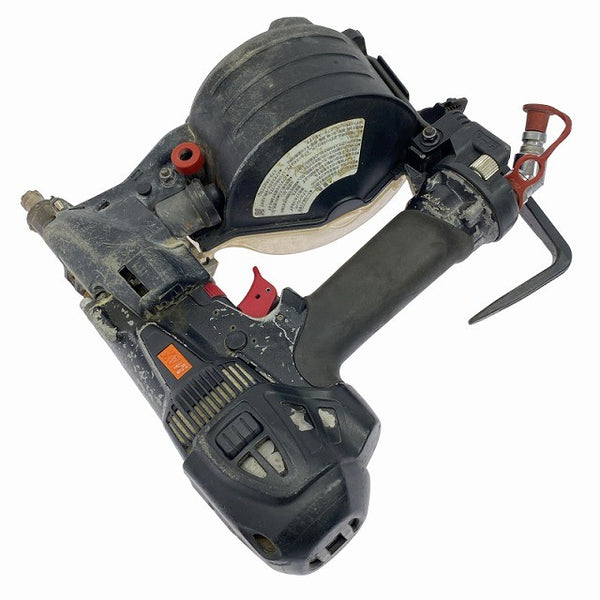 ☆中古品☆MAX マックス 高圧エア釘打ち機 HN-50N2(D)？ エアホース付き エアツール 大工道具 エア工具 ロール釘打ち130276 - 5