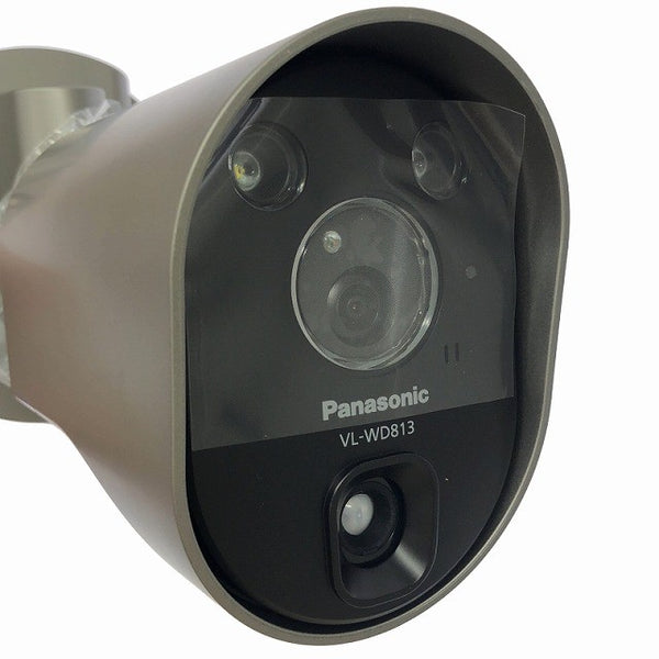 ☆未使用品☆Panasonic パナソニック センサーライト付 屋外ワイヤレスカメラ VL-WD813X 電源直結型 防犯カメラ 監視カメラ127672 - 8