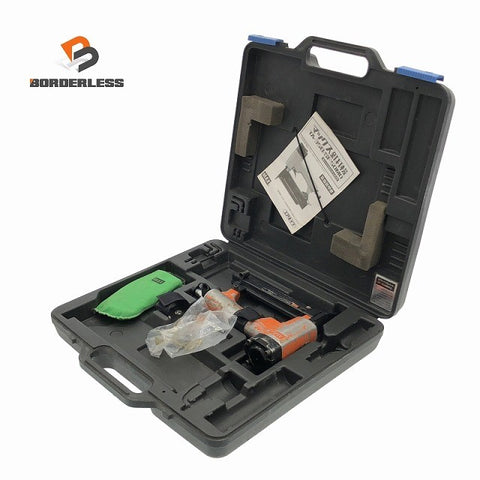 ☆中古品☆ケースオマケ♪ MAX マックス 常圧 仕上げ釘打機 エアネイラ TA-35A/F35MO 釘打ち機 エア工具 大工道具 エアツール119946