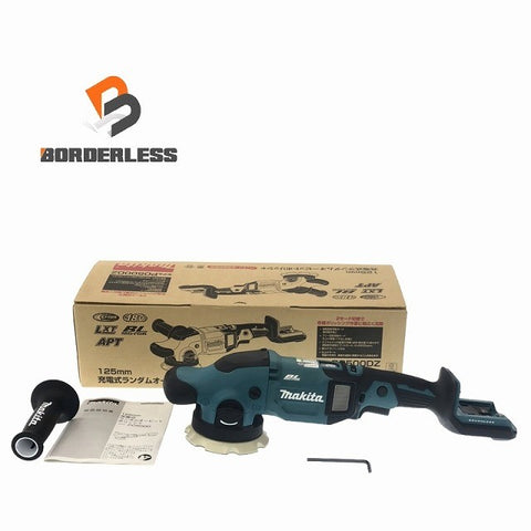 ☆未使用品☆makita マキタ 18V 125mm 充電式ランダムオービットポリッシャー PO500DZ 本体のみ コードレス 洗車 研磨122136
