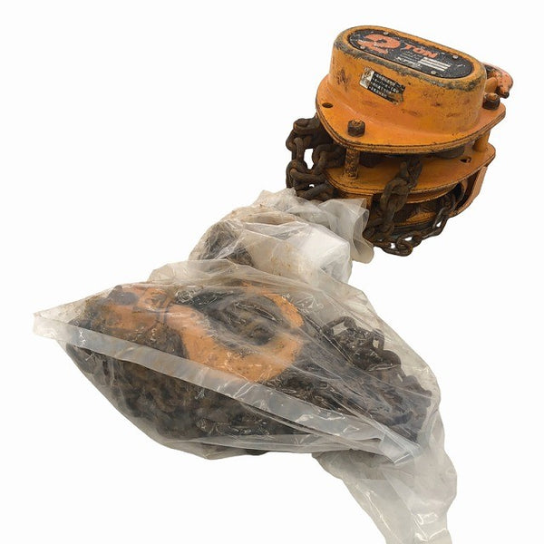 ☆中古品☆KITO キトー チェーンブロック M3形 CB020 荷重2.0ton/2ton 揚程3m 手動式 チェンブロック 吊り具 荷揚げ機132159 - 4