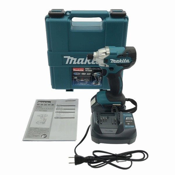 ☆未使用品☆makita マキタ 18V 充電式インパクトドライバー TD156DB バッテリ1個(18V2.0Ah) 充電器 ケース DIY向け コードレス121362 - 3
