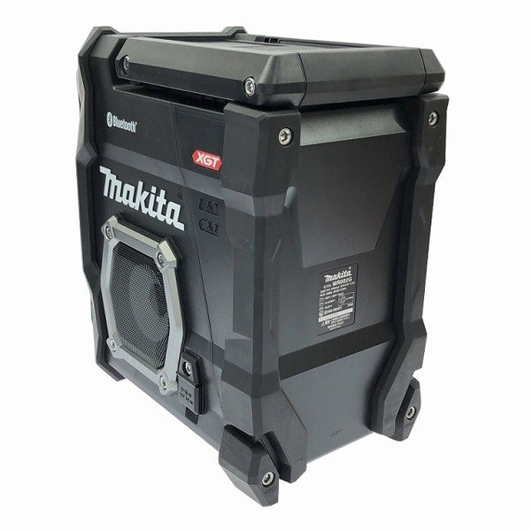 ☆美品☆makita マキタ 10.8V/14.4V/18V/40Vmax/100V 充電式ラジオ MR002G 黒 本体 アダプター Bluetooth コードレス 現場ラジオ 116704 - 5