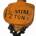 ☆中古品☆VITAL バイタル チェーンブロック VH5 荷重1 1/2ton 1.5ton 揚程2.5m 手動式 チェンブロック 荷揚げ機 吊り具129644 - 9