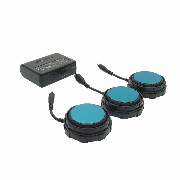 ☆未使用品☆BURTLE バートル アイスクラフト 氷冷ペルチェベスト IC101S Fサイズ フリーサイズ 暑さ対策 バッテリー ファン128186 - 5