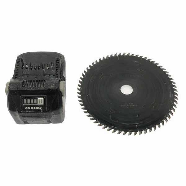 ☆中古品☆HITACHI 日立工機 36V 165mm コードレス丸のこ C3606DA バッテリ1個(2.5Ah)付 充電式 マルノコ 丸ノコ 丸鋸137555 - 9
