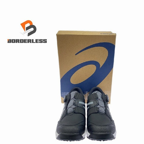 ☆未使用品☆ASICS アシックス プロスニーカー WINJOB CP309 BOA 1273A095-001 WIDE 黒/ガンメタル 27.0cm 安全靴 作業靴  116200
